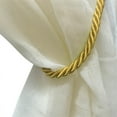 ODOMY 2 PCS Curtain Tie backs Curtain Tiebacks Plain Rope Cord Drape