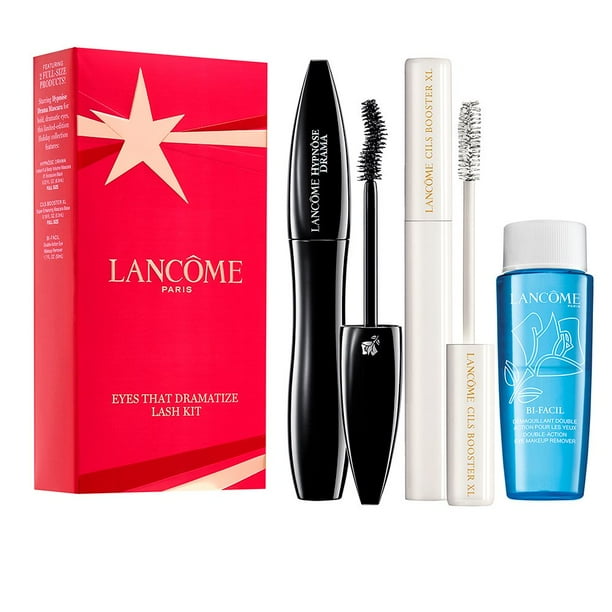 Lancome Paris Eyes That Dramatize Lash Kit ( Hypnose Drama Mascara 01 Excessive Black+ Cils Booster XL)+50ml Bi-Facil Double-Action Eye Makeup Remover ($70value) Lancome Paris Eyes That Dramatize Lash Kit ( Hypnose Drama Mascara 01 Excessive Black+ Cils Booster XL)+50ml Bi-Facil Double-Action Eye Makeup Remover ($70value)