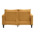 thumbnail image 4 of 57" Loveseat Sofa Couch,Modern Upholstered Comfy Sofa with 2 Pillows for Living Room Bedroom Apartment Small Space,Orange, 4 of 7