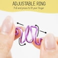 thumbnail image 4 of Skymirror Crochet Ring Flexible Adjustable Crochet Tension Ring Yarn Tension Control Ring for Crocheters Knitters, 4 of 8