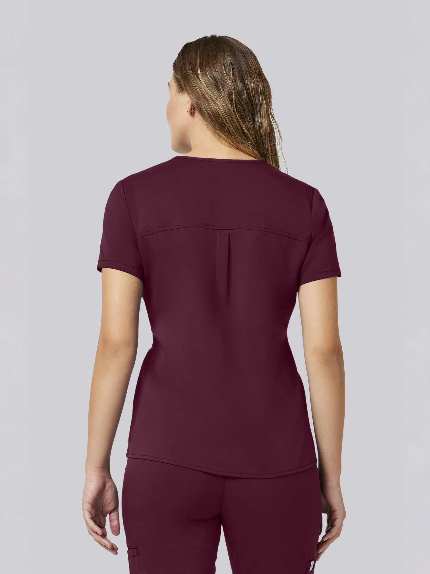 Scrubstar Ultimate Women’s Antimicrobial Welt Pocket V-Neck Scrub Top, Sizes XS–3XL