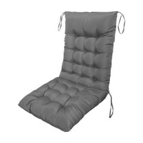 geerera Rocking Chair Cushion, Tufted High-Back & Seat Pad, Thickened Comfort, 43x20 Inch, with Secure Ties, for Indoor & Outdoor Use