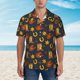 thumbnail image 2 of Fotbe Wild West Golden Horseshoe Camisa Hawaiana para Hombre Unisex – Camisa Casual de Verano con Botones de Manga Corta de Algodón y Lino,3X-Large, 2 of 7