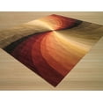 thumbnail image 2 of Hand-tufted Wool Contemporary Abstract Swirl Rug, 2 of 3