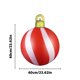 thumbnail image 3 of Fiudx Artículos en oferta con ofertas flash Bola de campana de decoración navideña de 60 cm, bola inflable de Navidad para exteriores, bola navideña inflable de PVC, decoraciones para árboles de Navi, 3 of 7
