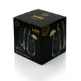 thumbnail image 6 of JoyJolt Infiniti Highball Water or Juice Drinking Glasses, Unique Shaped Glasses [Set of 4], 6 of 6