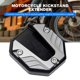 thumbnail image 3 of Ndcxsfigh Almohadilla Soporte Base Ampliada Universal para Moto Scooter Bicicleta (gris Claro), 3 of 9