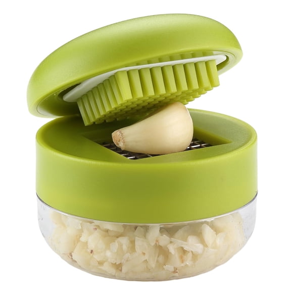 Stainless Steel Multifunctional Garlic Press,Manual Mincer, Kitchen Innovations Garlic Press,Garlic Chopper Mini,Hand Press Garlic Chopper,Garlic Mincer Tool Slicer Grater For Home And Restaurant Use