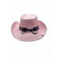 thumbnail image 2 of Peter Grimm Women's Gila Drifter  Rhinestone Cowgirl Hat, Pink, Black Rhinestone Band, 2 of 2