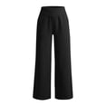 thumbnail image 6 of Liuinsasek Women's Winter Long Sweatpants Loose Wide Leg Pants Elastic Waistband and Pockets High Waisted Sweatpants, 6 of 10