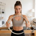 thumbnail image 4 of Anillo de pilates y yoga, 6 colores, silicona y fibra de vidrio, núcleo desmontable, para fortalecer el tronco y mejorar la flexibilidad, para gimnasio en casa y viajes, 4 of 4