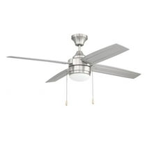 Litex - Aikman - 4 Blade Ceiling Fan with Light Kit-16.75 Inches Tall and 52