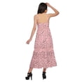thumbnail image 3 of Moomaya Robe Longue Maxi Imprimée pour Femmes Sans Manches à Col en V Décontractée Évasée Kurta, 3 of 6