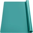 thumbnail image 1 of 35.6x23.5 Inch Silicone Mats for Kitchen Counter - 2MM Thick Heat Resistant Silicone Baking Mat Large Pastry Mat, Glass Top Stove Cover Countertop Protector Pad for Resin, Crafts, Green, 1 of 5