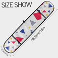 thumbnail image 3 of Yayeee Double Oven Mitt Kitchen Heat Resistant Baking 35" x7" Quilted Glove, Simple Triangles, 3 of 6