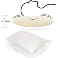 thumbnail image 3 of TalatexHome TALATEX 100% Natural Premium Latex Pillow, Dunlop Pillow Helps Relieve Pressure, Neck and Shoulder Pain, No Toxic Memory Foam Chemicals, Perfect Package Best Gift (Medium), 3 of 5