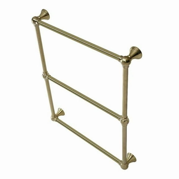 Kingston Brass DTC322419BB 24 in. Maximilien Wall Mount Towel Rack, Brushed Brass