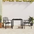 thumbnail image 1 of vidaXL 3 Piece Garden Dining Set Anthracite Steel, 1 of 5