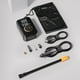 thumbnail image 5 of Inflador de neumáticos portátil para coche, bomba de aire de alta potencia para vehículos, compresor de emergencia multifuncional con pantalla digital, carga USB, inflado rápido de neumáticos., 5 of 9