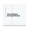 thumbnail image 5 of (2 pack) glu TOP PAD, NARROW RULE, LETTER, WHITE (50-Sheet, 1-Dozen), 5 of 8