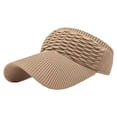 thumbnail image 3 of Rove Studio Women's Open-Top Sun Visor, Breathable Sun Hats for Women for Running, Tennis & Outdoor Sports Khaki One Size, 3 of 4