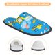 thumbnail image 3 of Balery Cute Car Cartoon Pantuflas de Casa de Felpa Silenciosas con Diseño Estampado, Zapatillas Cómodas Antideslizantes de Algodón para Interior-Medium, 3 of 8
