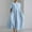 🔥 Sky Blue, variant on Sentmoon Dresses for Wedding Guest 2026 Solid Color Hawaiian Dresses for Women Crew Neck Short Sleeve Boho Stretchy Birthday Dress Hawaiian for Spring Break Pink XXL