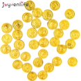 thumbnail image 2 of Joy-enlife-Monedas de oro de pirata de 50 piezas, moneda de juego de calavera de plástico, accesorios de Cosplay para fiesta de Halloween, decoración de juego de tesoro pirata, 2 of 4
