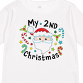 thumbnail image 4 of Inktastic My Second Christmas Santa with Candy Canes Boys or Girls Long Sleeve Toddler T-Shirt, 4 of 5