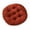Brown, variant on Thick Round Chair Cushion 16x16in Dining Seat Pad Ergonomic Pad Office Cushion Home Desk Dorm Chair Padded Support Comfort Foam Core Washable Cover