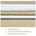 thumbnail image 6 of DriftAway Camel Beige Stripe Room Darkening Window Curtains 84 Inch Long Striped Grommet Drapes Drapes for Bedroom Living Room Kitchen Thermal Insulated Unlined 2 Panels, 6 of 8