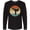 AB-Black, variant on Inktastic Karate Martial Arts Silhouette Long Sleeve T-Shirt