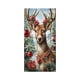 thumbnail image 2 of Linnome Santa Claus Pattern Christmas Door Cover 35x71 Inches, Festive Holiday Door Decoration for Home and Parties, 2 of 6