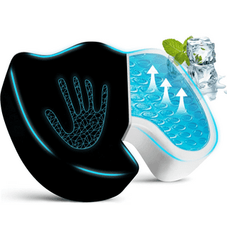 Gel Seat Cushion for Hip Pain, Long Sitting. Great for Pressure Relief –  Solutionster