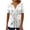 hgg315-White, variant on Ounisa Womens Shirts Dressy Casual Short Sleeve 2026 Summer Tops Spring V Neck Button Down Pleated Ladies Tunic Blouses