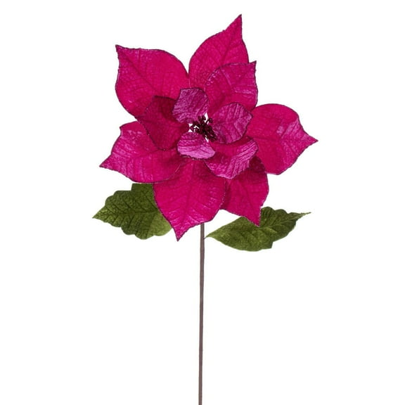 20" Fuchsia Classic Velvet 12" Flwr 4/Bg