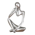 thumbnail image 1 of Obra de arte Escultura Personas de pensamiento hueco Estatuil Estatua Pta izquierda Zulema Figura pensador abstracto, 1 of 3