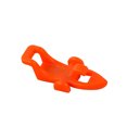 thumbnail image 2 of Wosthever 1 pieza de anzuelo de pesca, palo de pesca, señuelo, cebo, señuelo, soporte de cebo con 3 anillos de goma para caña de pescar, Pescar Naranja, 2 of 6