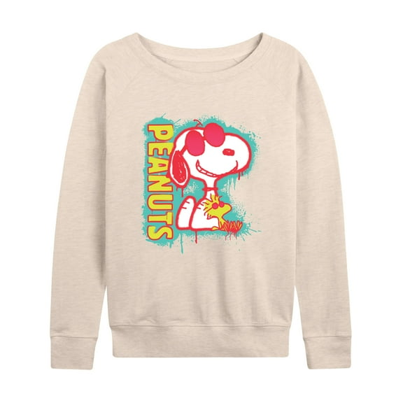 Peanuts - Peanuts Snoopy Woodstock - Women's Lightweight French Terry Long Sleeve Shirt