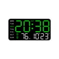 thumbnail image 2 of PPgejGEK Digital Wall Clock LED Digital Wall Clock with Large Display Alarm Clock with Digital Calendar Suitable for Living Room Bedroom Office Store, 2 of 5