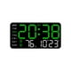 thumbnail image 2 of Reloj de Pared Digital Led Hsj240917002 | Despertador con Pantalla Grande, Fecha, Temperatura y Control Por Voz | Brillo Ajustable | Moderno Reloj Digital con Calendario para Dormitorio, Sala de Esta, 2 of 6