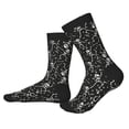 thumbnail image 2 of KLL Retro Skeleton Dancing On Halloween Party Print Cool Socks Men's Women's Crew Socks Funny Crazy Novelty Stockings, 2 of 7