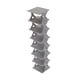 thumbnail image 5 of Zapatero vertical, zapatero de esquina estrecha, resistente, ahorra espacio, organizador de almacenamiento para armario, apartamento, pasillo, garaje, 8 niveles, 5 of 8