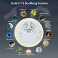 thumbnail image 2 of White Noise Machine 16 Sounds 3 Gear Timing Portable Baby Sleep Sound Machine with Night Light Function for Home Travel, 2 of 5