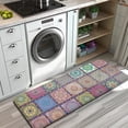thumbnail image 3 of Pink Diverse Mandala Pattern Kitchen Rug Mat,Kitchen Runner Rugs Non Skid Washable,Decorative Kitchen Floor Mats for Kitchen,Sink,Laundry,17"x47.2", 3 of 7
