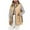 Khaki, variant on qolati Womens Long Puffer Vest Quilted Sleeveless Zip Up Down Jacket Fall Winter Warm Lightweight Open Front Coat Outerwear with Pockets