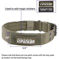 thumbnail image 4 of SURJDE 1.5" Width Military Dog Collar Adjustable Metal D Ring & Buckle Working Dog Collar for Medium Large Dogs(RGN-M), 4 of 7