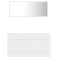 thumbnail image 2 of vidaXL 2 Piece Bathroom Furniture Set White Engineered Wood, 2 of 5