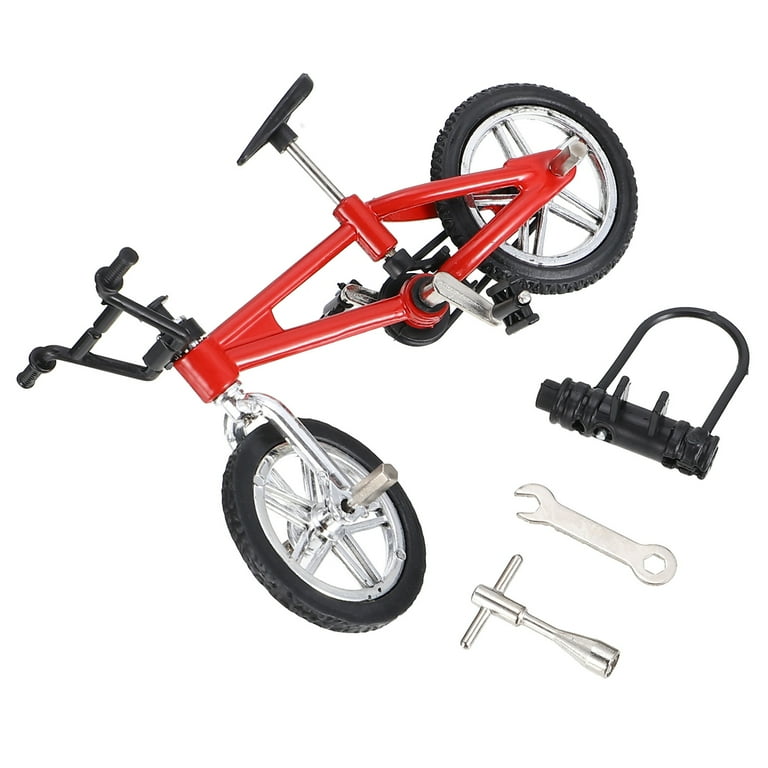 Ready Stock】Toys 1 x Bike Toy Mini Size Simulation Alloy Finger Bike  Children Kid Funnt Mini Finger