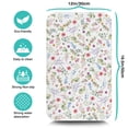 thumbnail image 5 of 2 Pack Washable Rubber Multicolored Flower Leaves Dish Drying Mats for Kitchen Counter Home Large Coffee Bar Pad Accessories and Decor for Utensils Stemware (2pcs 19.5''x12''), 5 of 6
